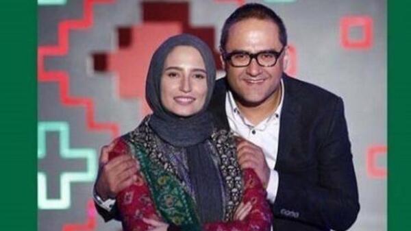 عکس عاشقانه رامبد جوان و همسرش