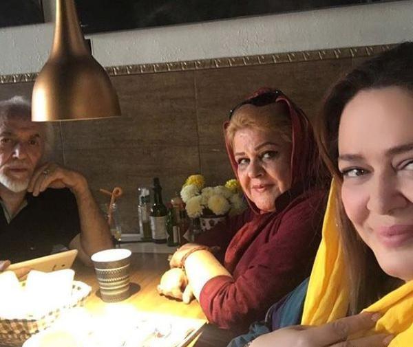 عکس بهاره رهنما و پدرش