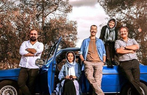 عکس بهرام افشاری با ماشینش
