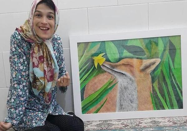 عکس نقاشی دخترانه کوچک