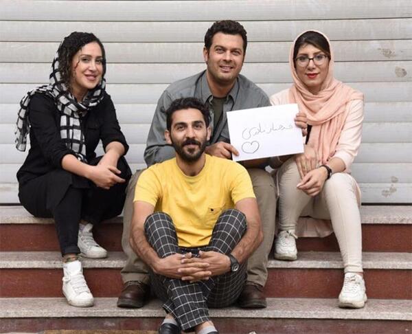 عکس جدید پژمان بازغی با خانواده