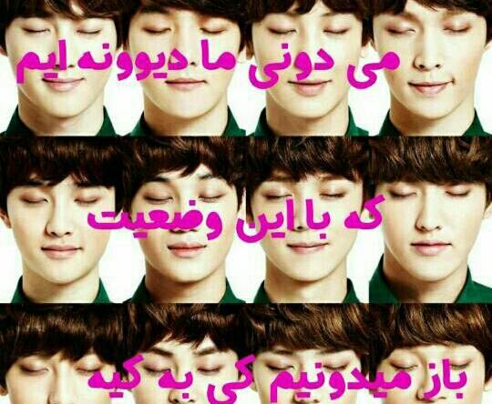 عکس گروه اکسو با اسماشون