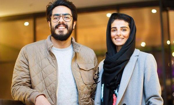 عکس پسر خسرو شکیبایی با همسرش
