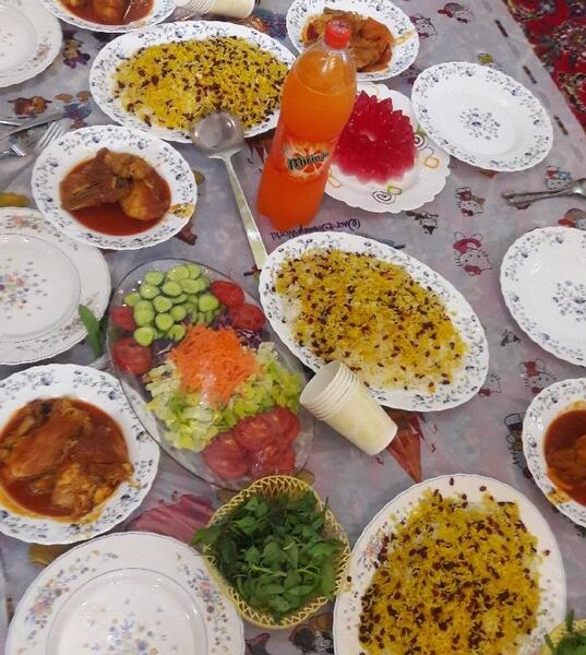 عکس سفره غذا