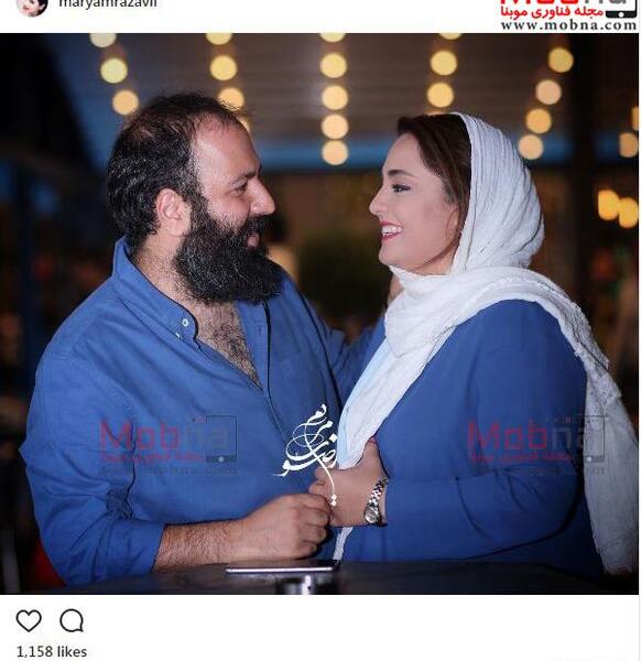 عکس های عاشقانه علی اوجی و نرگس محمدی