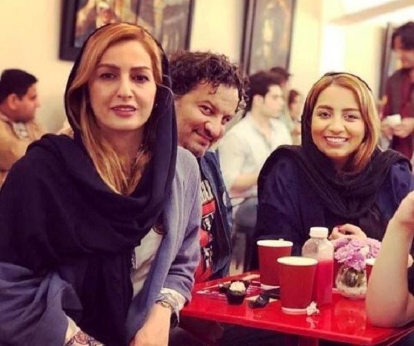 عکس شقایق دهقان وهمسرش و پسرش