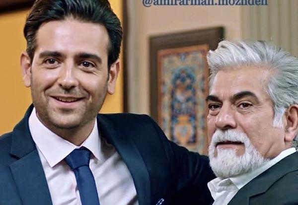 عکس امیرحسین آرمان و پدرش