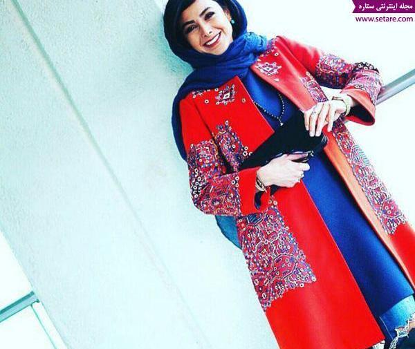عکس آزاده صمدی با شلوار پاره