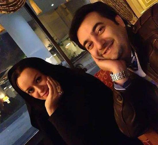 عکس الهام چرخنده و همسر دومش