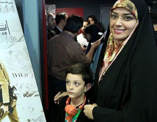 عکس الهام چرخنده و همسر دومش