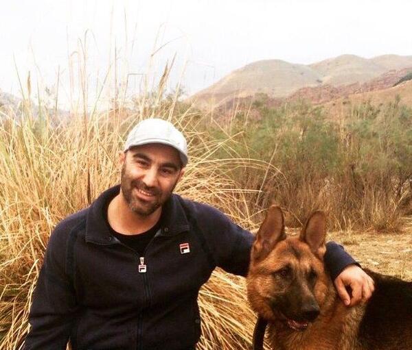 عکس سگ احمد مهرانفر