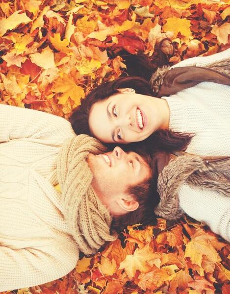 عکس پاییز عاشقانه دونفره