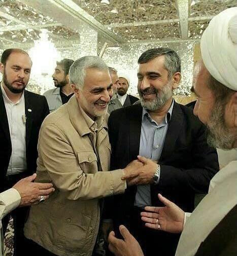 عکس سردار سلیمانی و حاجی زاده