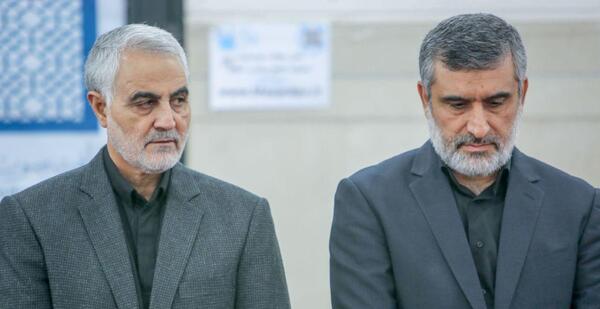 عکس سردار سلیمانی و حاجی زاده