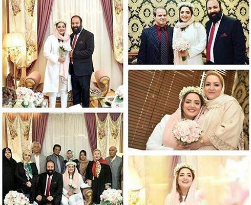 عکس عروسی علی اوجی و همسرش