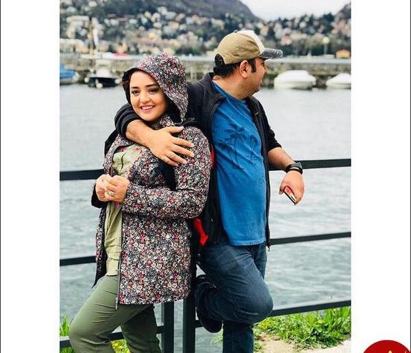 عکس عروسی علی اوجی و همسرش