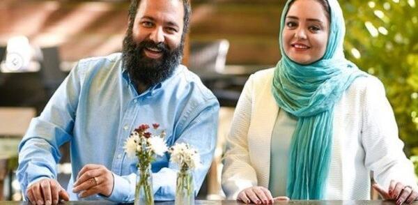 عکس عروسی علی اوجی و همسرش