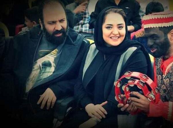 عکس عروسی علی اوجی و همسرش