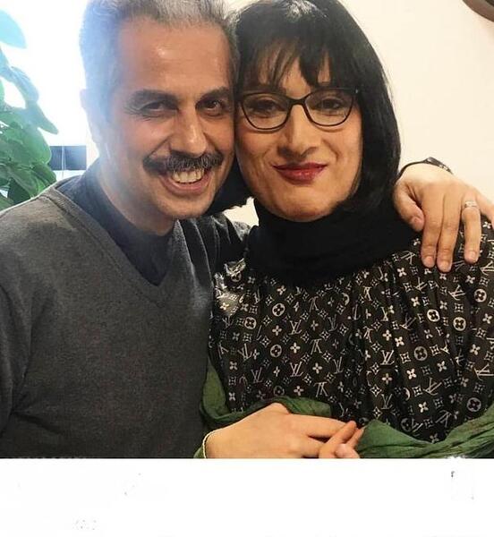 عکس سید جواد رضویان با همسرش