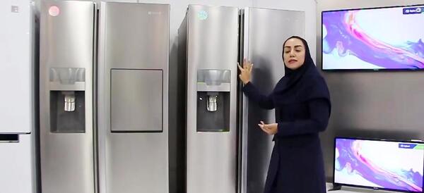 عکس داخل یخچال ساید اسنوا