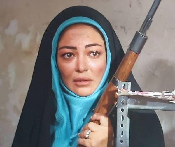 عکس رزیتا غفاری درسریال کلبه ای در مه