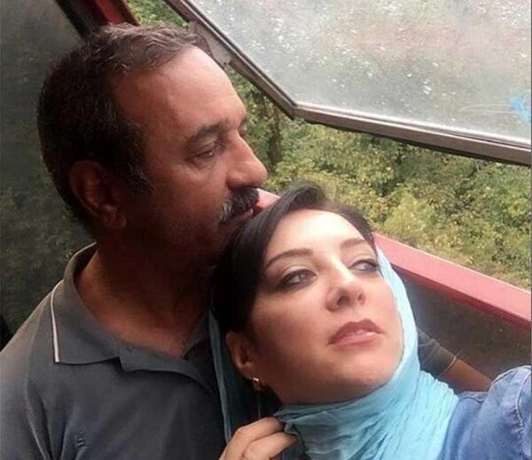عکس حمیرا ریاضی همسرش