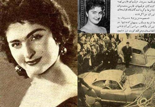 عکس تصادف ماشین پوپک گلدره