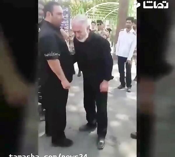 عکس وحید مرادی با پدرش