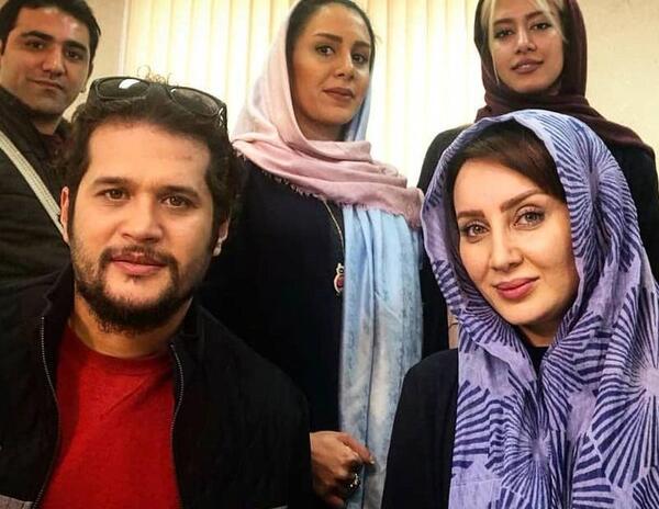 عکس سیاوش خیرابی و آزاده زارعی