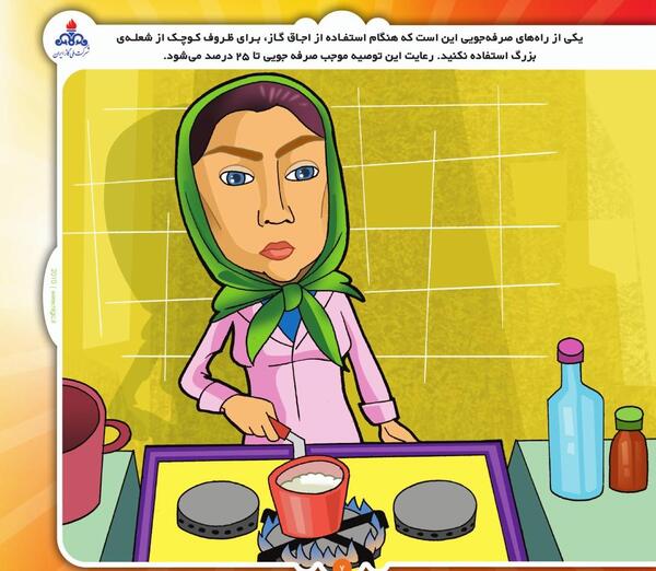 عکس صرفه جویی در گاز