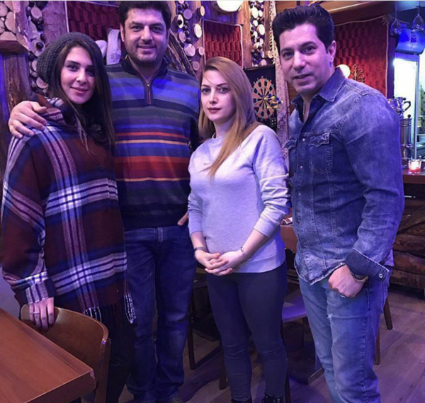 عکس سام درخشانی و دخترش