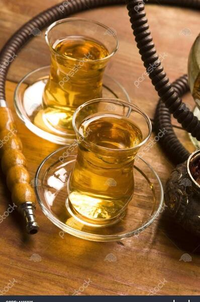 عکس چای قلیون