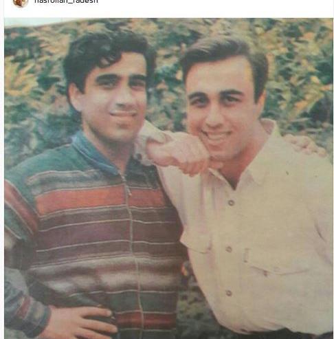 عکس رضا عطاران در جوانی