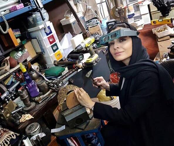 عکس ساره بیات در خارج از کشور