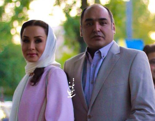 عکس حدیث فولادوند با همسرش