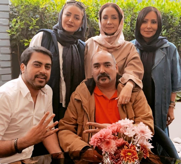 عکس حدیث فولادوند با همسرش