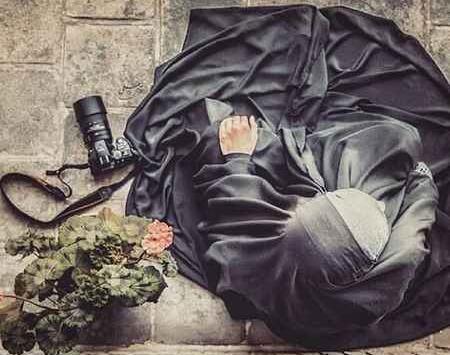 عکس پروفایل دختر چادری عکاس
