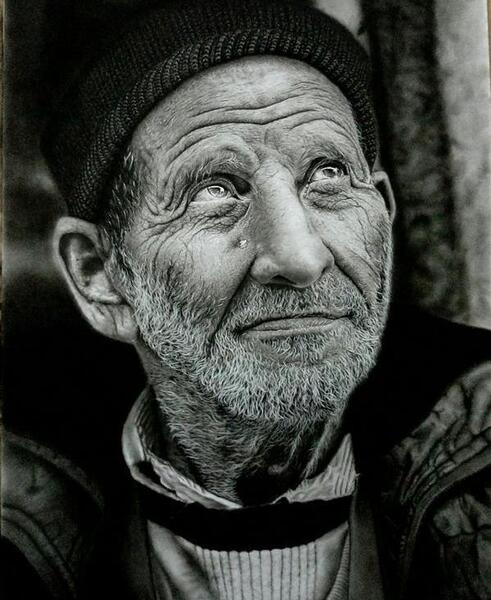 عکس نقاشی سیاه قلم