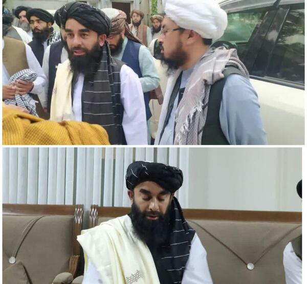 عکس سخنگوی طالبان
