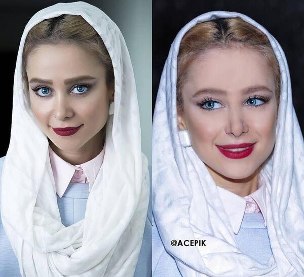 عکس چشمان الناز حبیبی