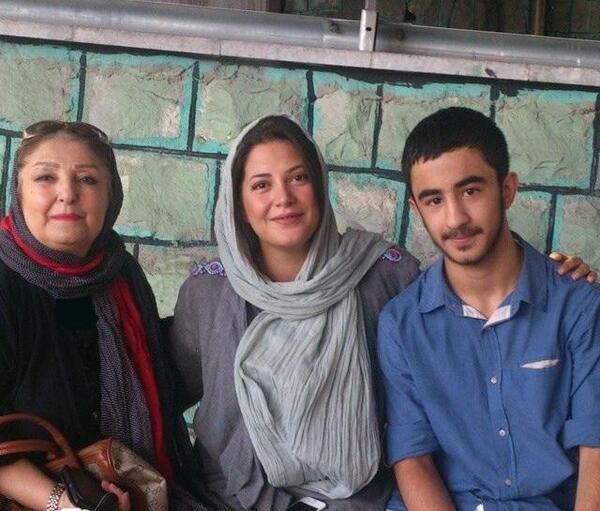 عکس طناز طباطبایی و برادرش