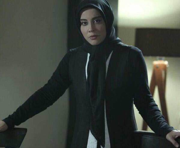 عکس آشا محرابی در شام ایرانی