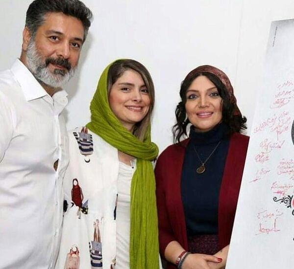 عکس حمید رضا پگاه و همسر