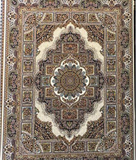 عکس فرش قهوه ای