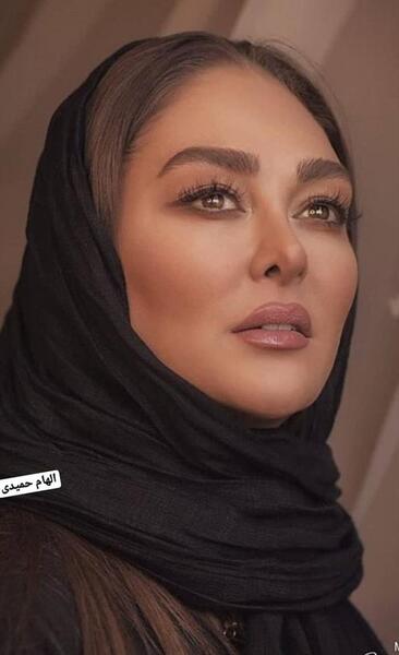 عکس از چهره الهام حمیدی