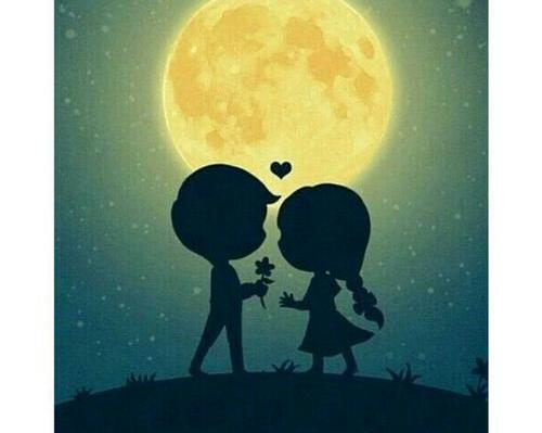 عکس نقاشی دختر و پسر فانتزی
