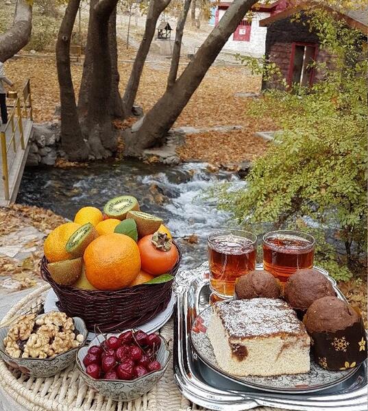 عکس پاییز سراب گیان نهاوند