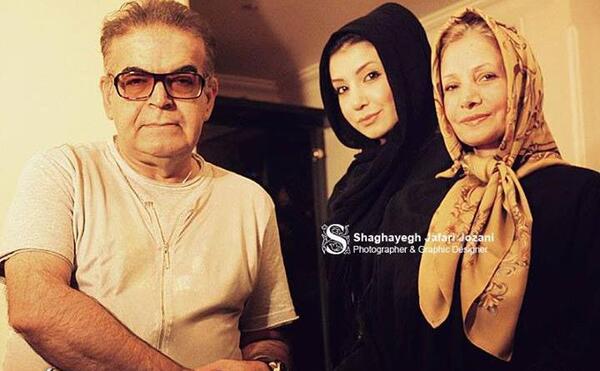 عکس از حمید لولایی و همسرش