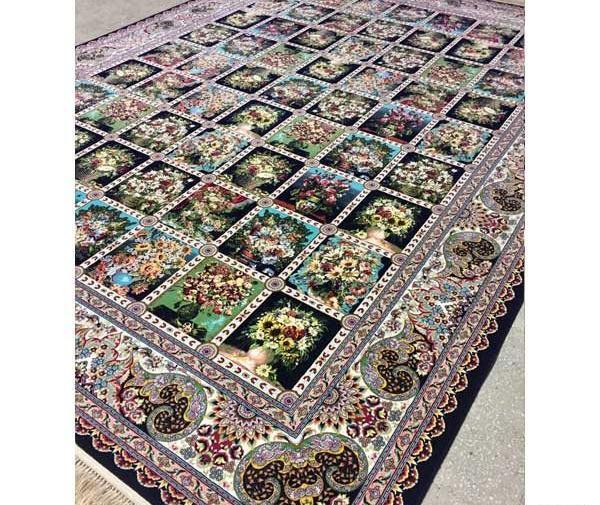 عکس فرش چهارخونه