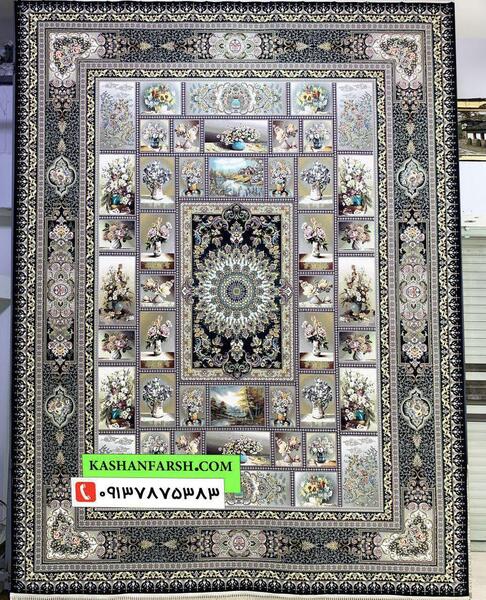 عکس فرش چهارخونه
